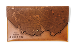 Load image into Gallery viewer, Queens Map Clutch
