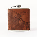 Load image into Gallery viewer, Eugene Map Flask
