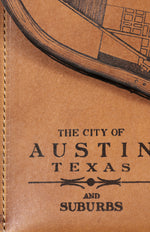 Load image into Gallery viewer, Austin Map Clutch
