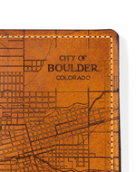 Load image into Gallery viewer, Boulder Map Passport Wallet
