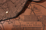 Load image into Gallery viewer, Dallas Map Clutch
