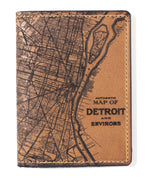 Load image into Gallery viewer, Detroit Map Passport Wallet
