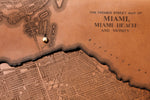 Load image into Gallery viewer, Miami Map Clutch
