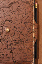 Load image into Gallery viewer, Yosemite National Park Map Journal
